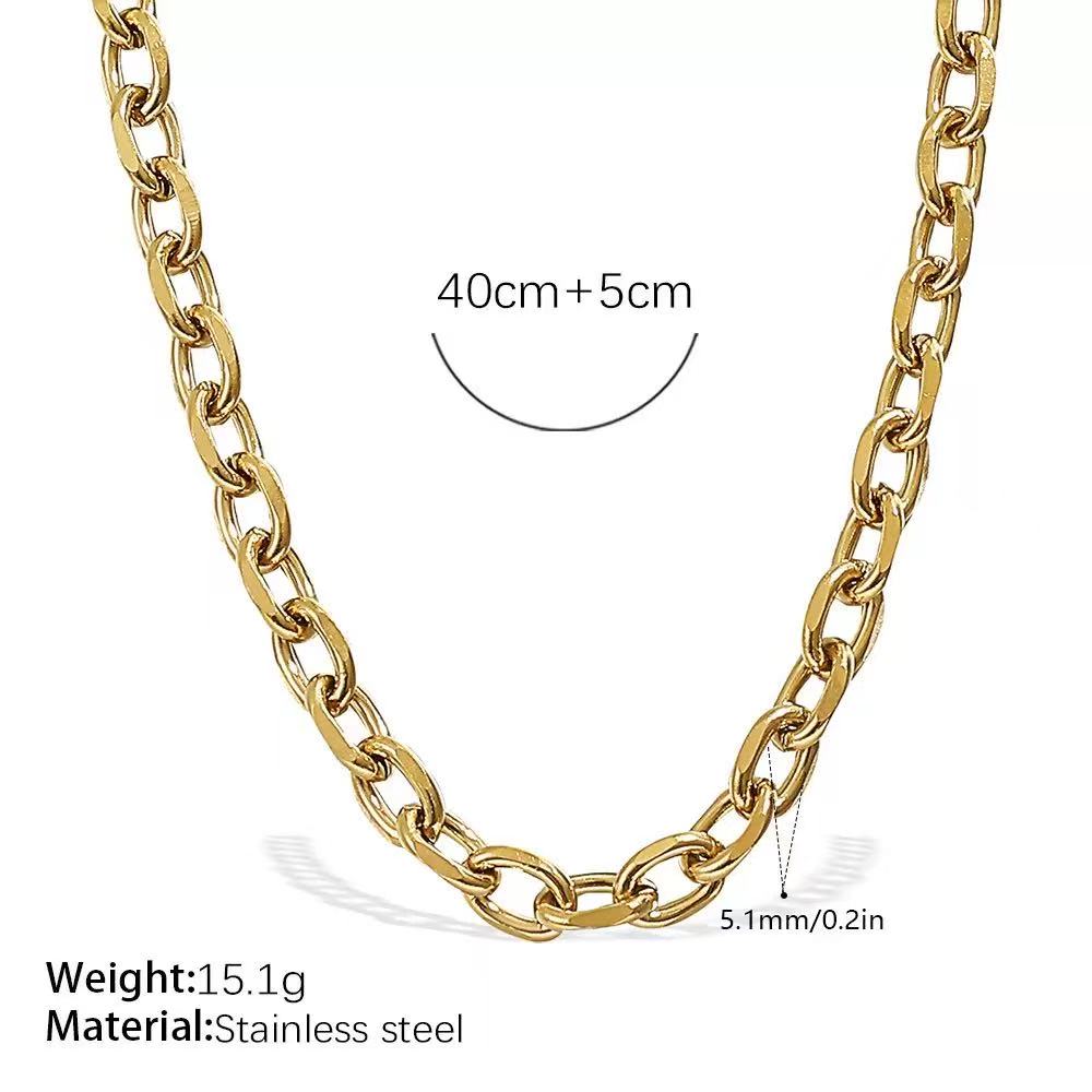 Minimalist Necklace Chain Ideal Base for DIY Pendants Charms in Gold and Silver Tone Chains