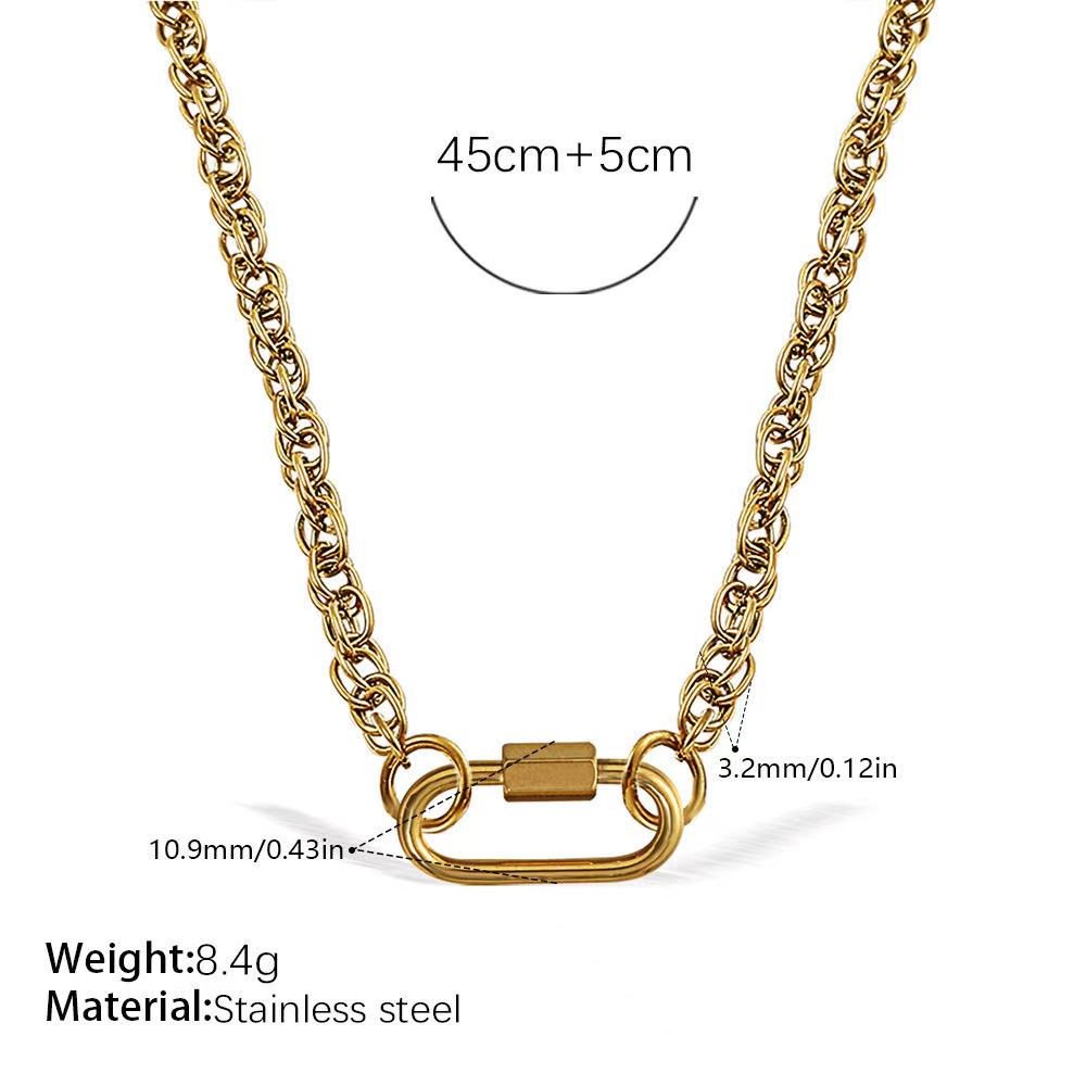 Minimalist Necklace Chain Ideal Base for DIY Pendants Charms in Gold and Silver Tone Chains